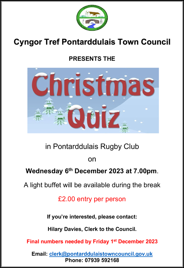 Christmas Quiz poster